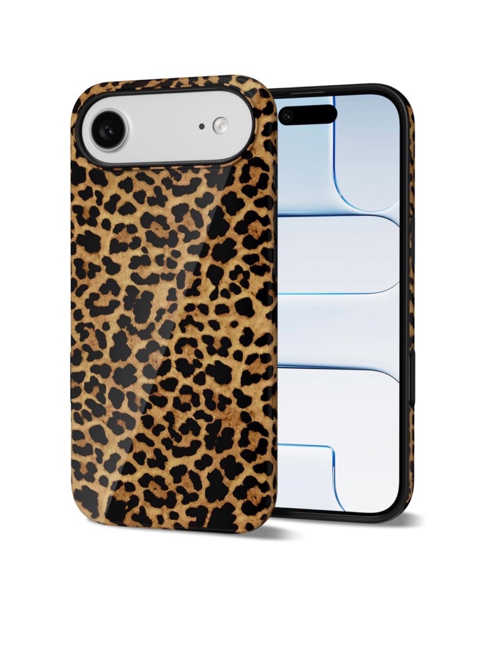 Leopard Print Protective Phone Case - Brown iPhone 17air case